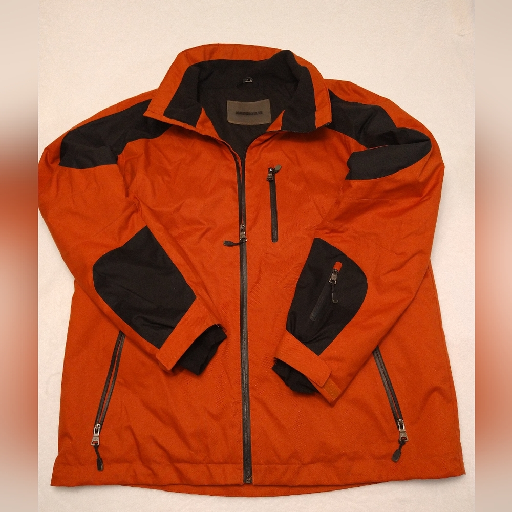 Johnston & Murphy Waterproof  Orange and Black Jacket - Men's Sz XL